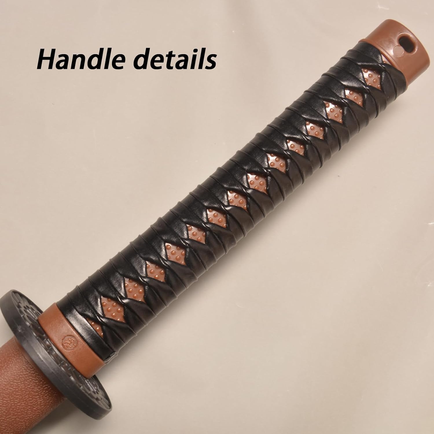 Polypropylene Training Martial Sword，Brown Practice Katana Sword，Practice Katana with Sheath，Training Katana for Practice