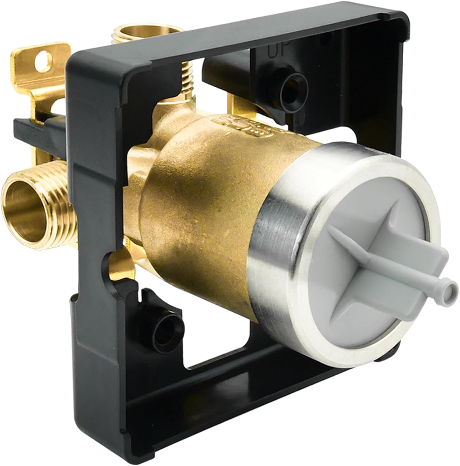 R10000-UNBXHF Shower Valve Body for Delta MultiChoice Universal Tub and Shower Trim Kits, Fits 13, 14, 17, and 17T Series Single-Function or Dual-Function Trim, Rough-In Valve (No Stops)