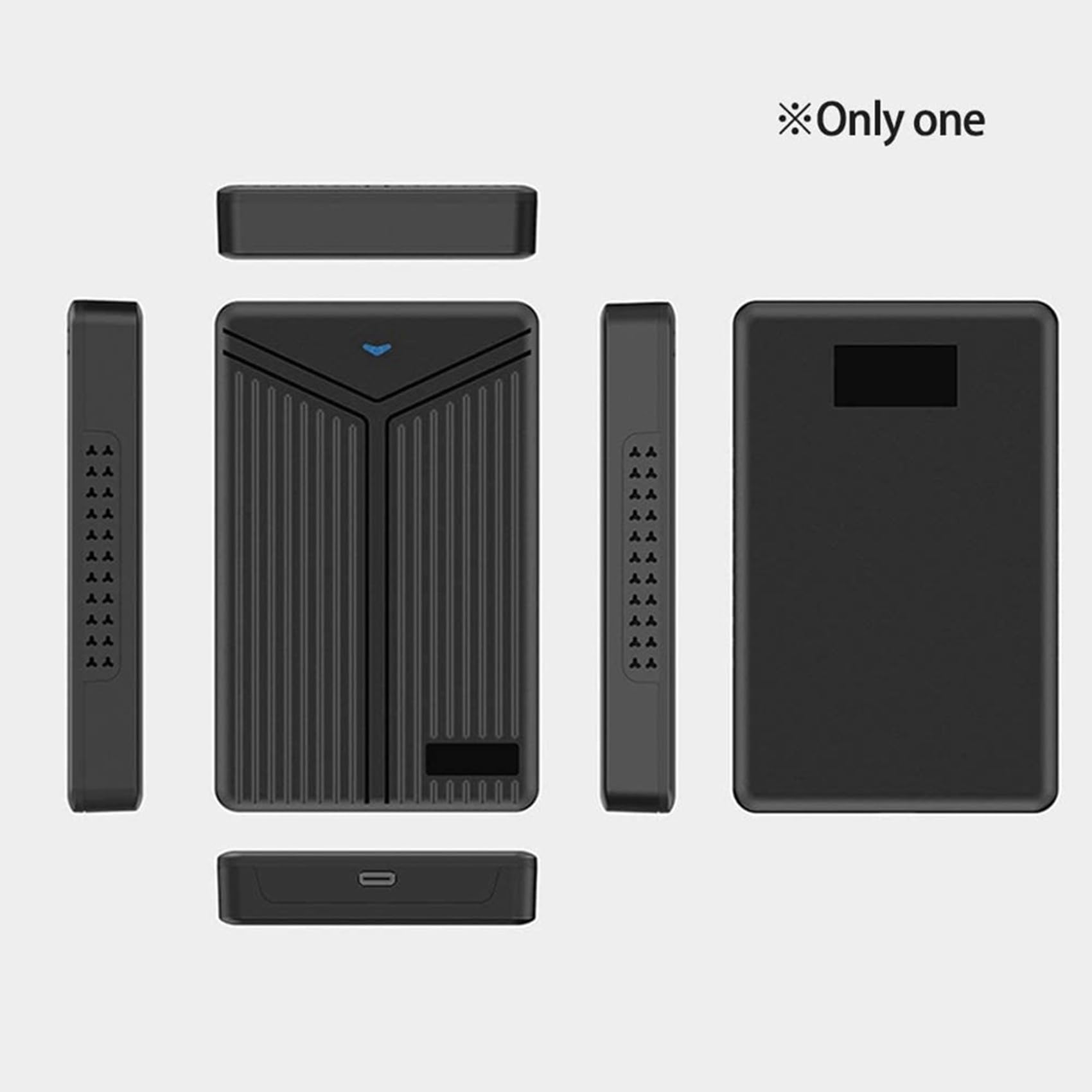 4 x przenośna skrzynka na dysk twardy USB 3.1 2,5 SATA obudowa dysku SSD obsługa dysku twardego 15 mm do komputera notebooka