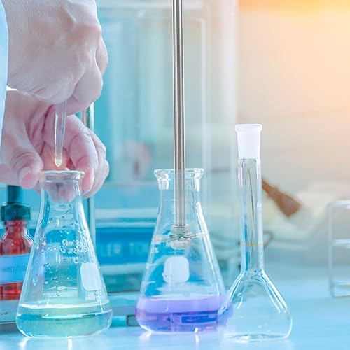 Miniatura 7 de PRETYZOOM Agitador de laboratorio de cuchilla de agitación de acero inoxidable Agitador de varilla de mezcla agitador herramienta de agitación