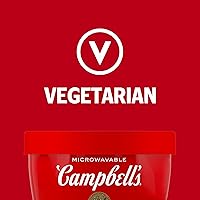 Vista 2 de Campbell's Sopa cremosa de tomate, cuenco para microondas de 15.4 onzas (paquete de 8)