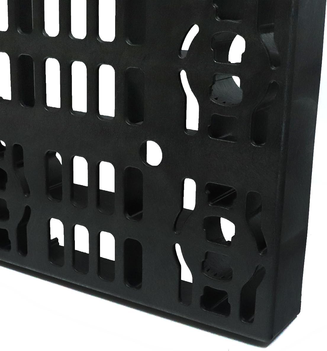 36 Inch x 36 Inch Heavy Duty Fountain Basin Grate - For Pond and Water Garden Features and More - Hides Reservoirs - Holds Bubblers, Rocks, Other Decorations - Will Not Rust - Black - Can Be Cut