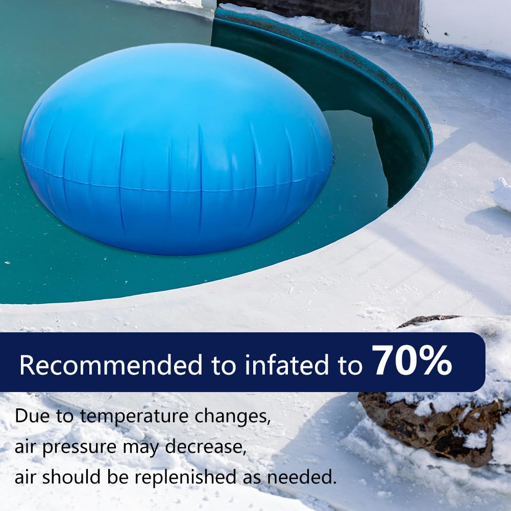 Cojín De Aire para Piscina, Cubierta De Piscina Inflable, Cojín De Aire De Invierno, Accesorios Piscinas De Invierno, Protección contra Heladas para Piscinas por Encima del Suelo