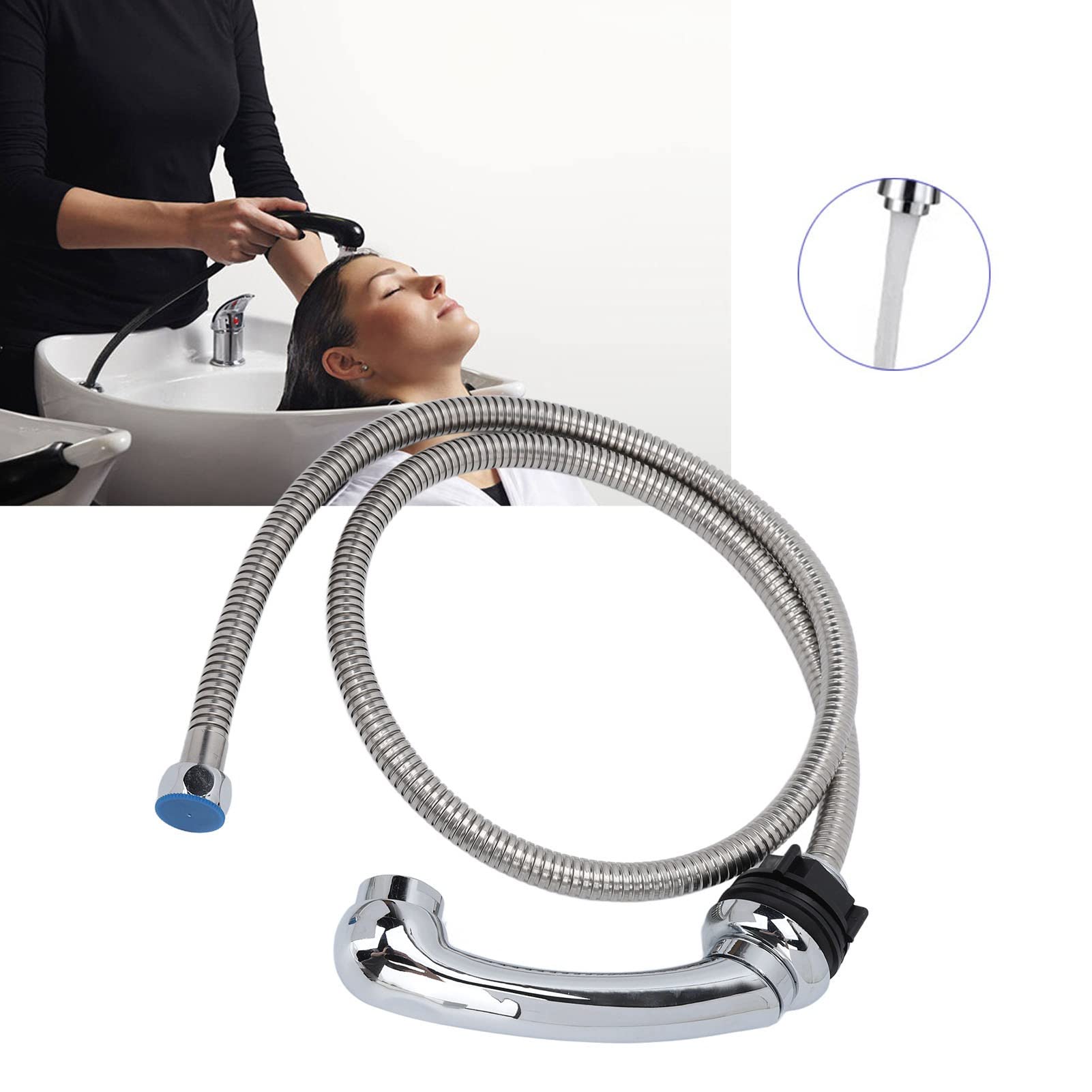 Robinet de Lit de Shampooing, Kit de Tuyau de Pulvérisateur de Robinet Professionnel pour Bol de Shampooing de Salon et Unité de Lavage à Contre-Courant