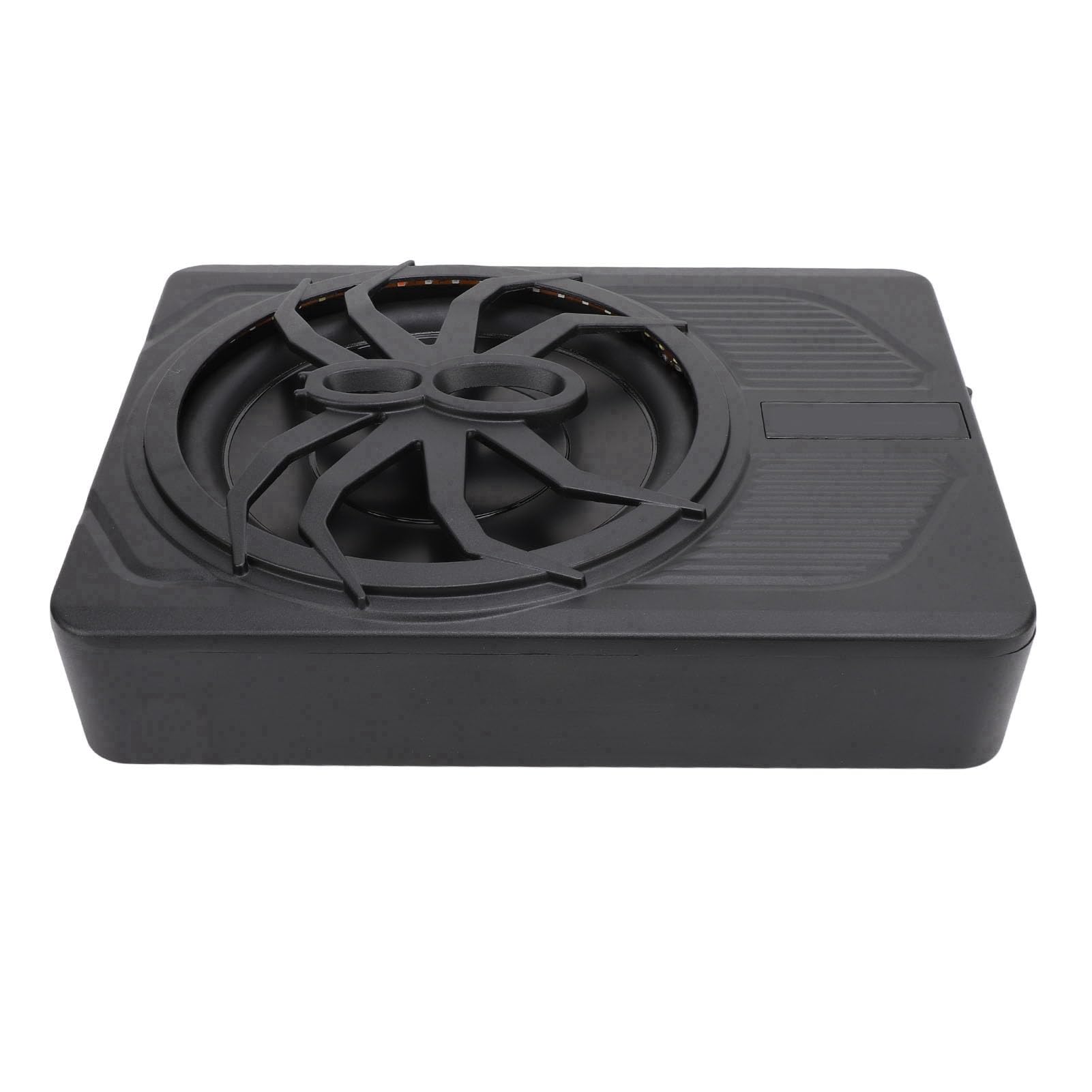 Subwoofer per Auto Alimentato 10 e 800 W, Subwoofer Sottile per Auto Alimentato sotto Il Sedile con Luce D'atmosfera a LED, Subamplificatore Audio (Multicolore)
