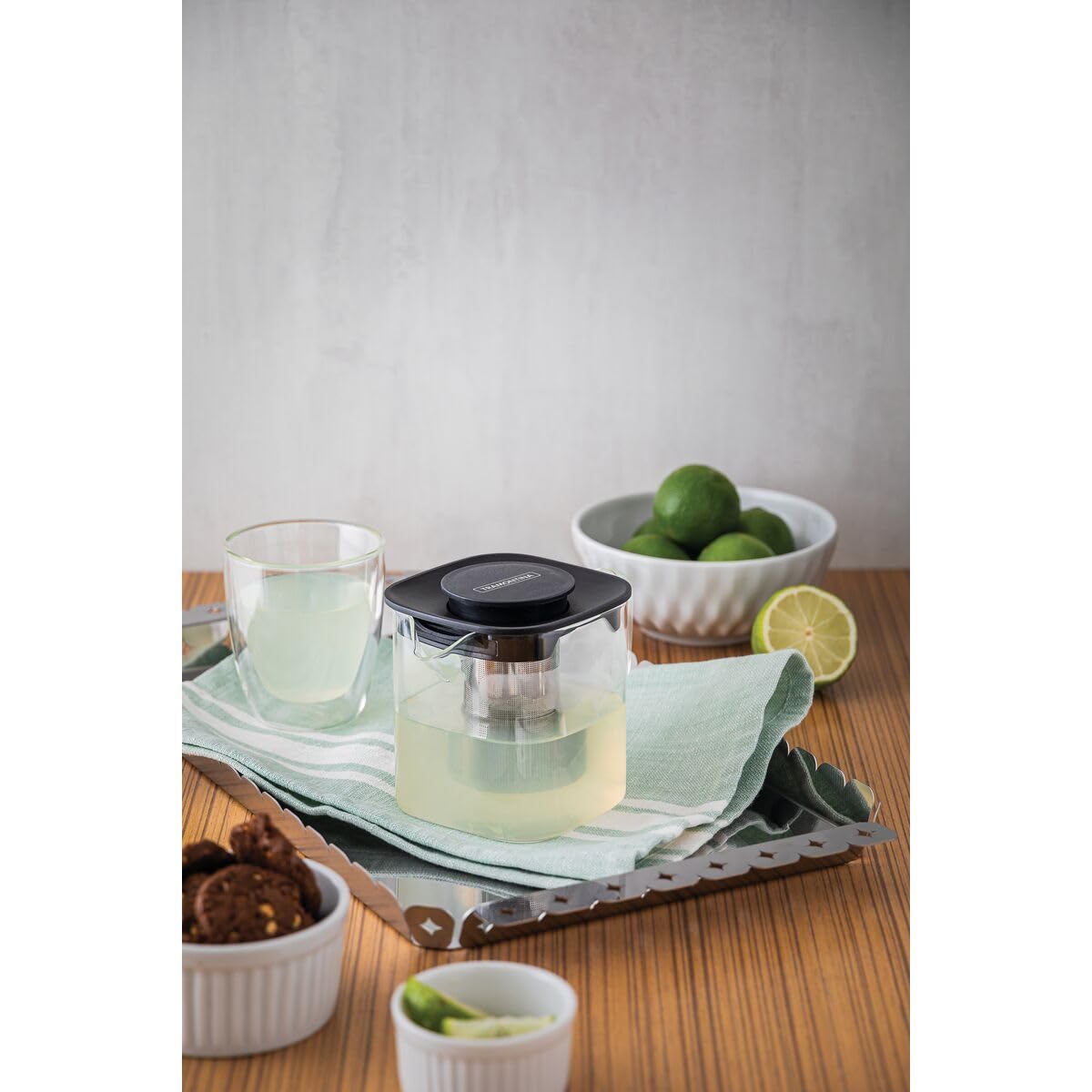 Tramontina Teapot with Infuser (600ml), Black - Image 4