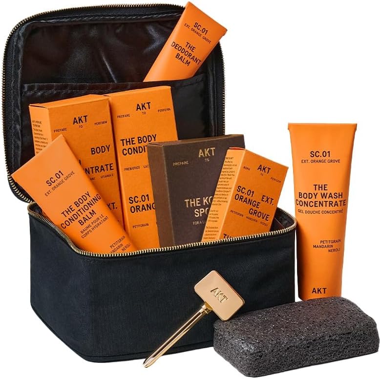 AKT The Ensemble Kit de Cuidados Corporais com 6 Peças, 01 Orange Grove