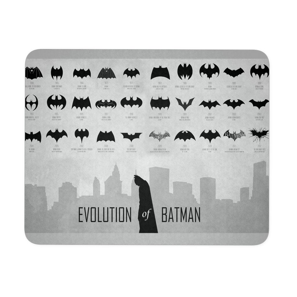Batman Mouse Pad - The Evolution Of Batman