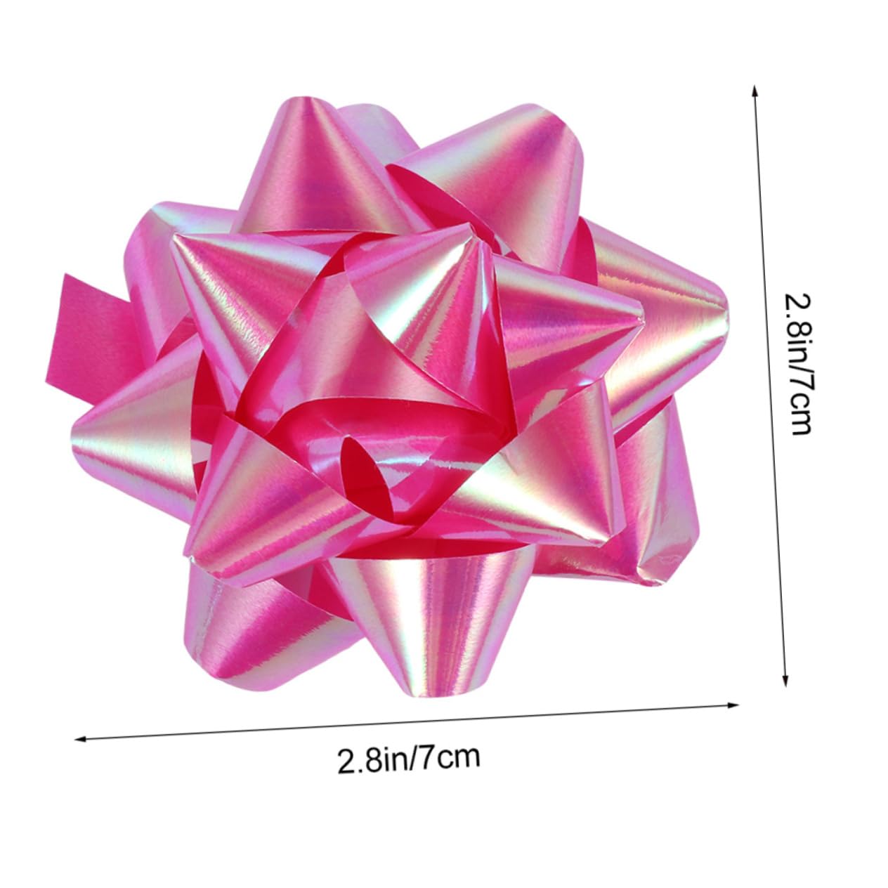 Abaodam 150pezzi Fiocchi Decorativi Raso Per Regali Addobbi Per Compleanni e Natale Facili Da Applicare Effetto Mix Di Per Decorazione Di Scatole e Feste