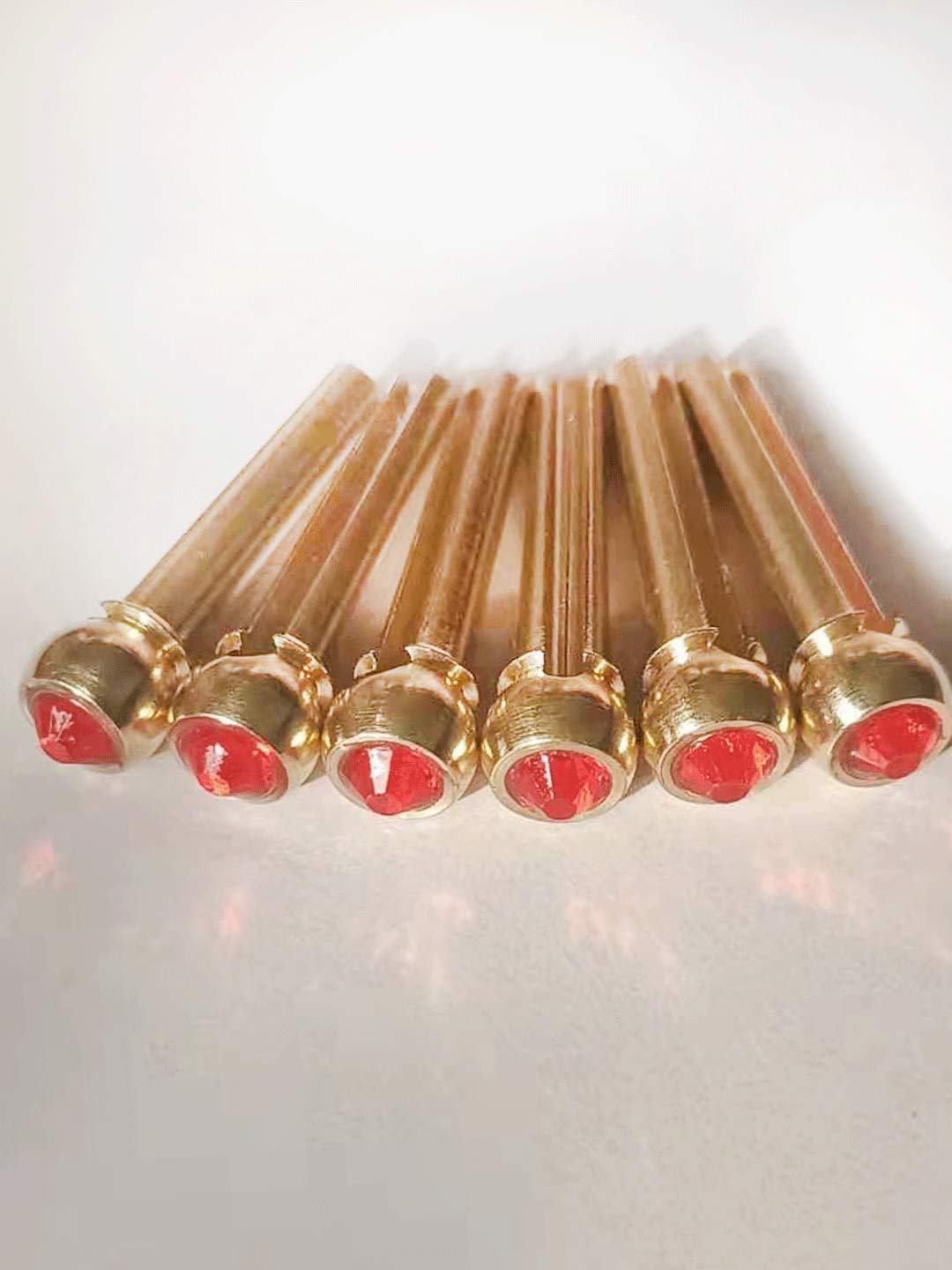 Lot De 6 Chevilles En Laiton Doré Pour Guitare Acoustique Folk - Remplacement Ou Customisation