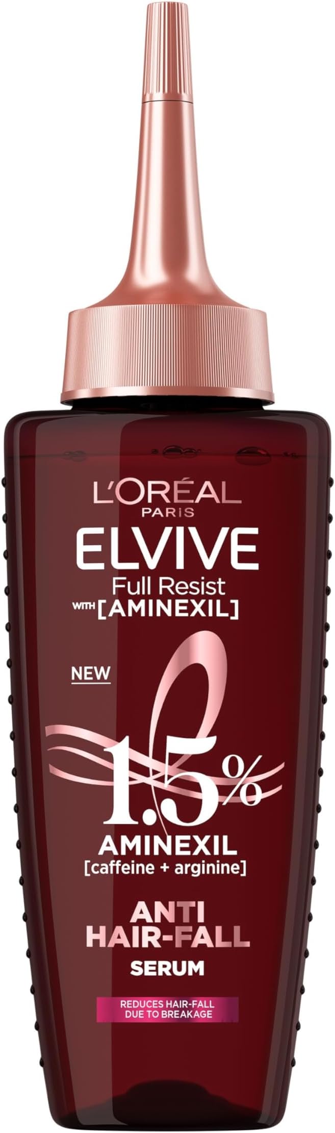 Elvive Full Resist Anti Hair-Fall Serum With Aminexil, Hair Strength Treatment, For Men & Women with Hair Breakage, Scalp Serum, 102ml