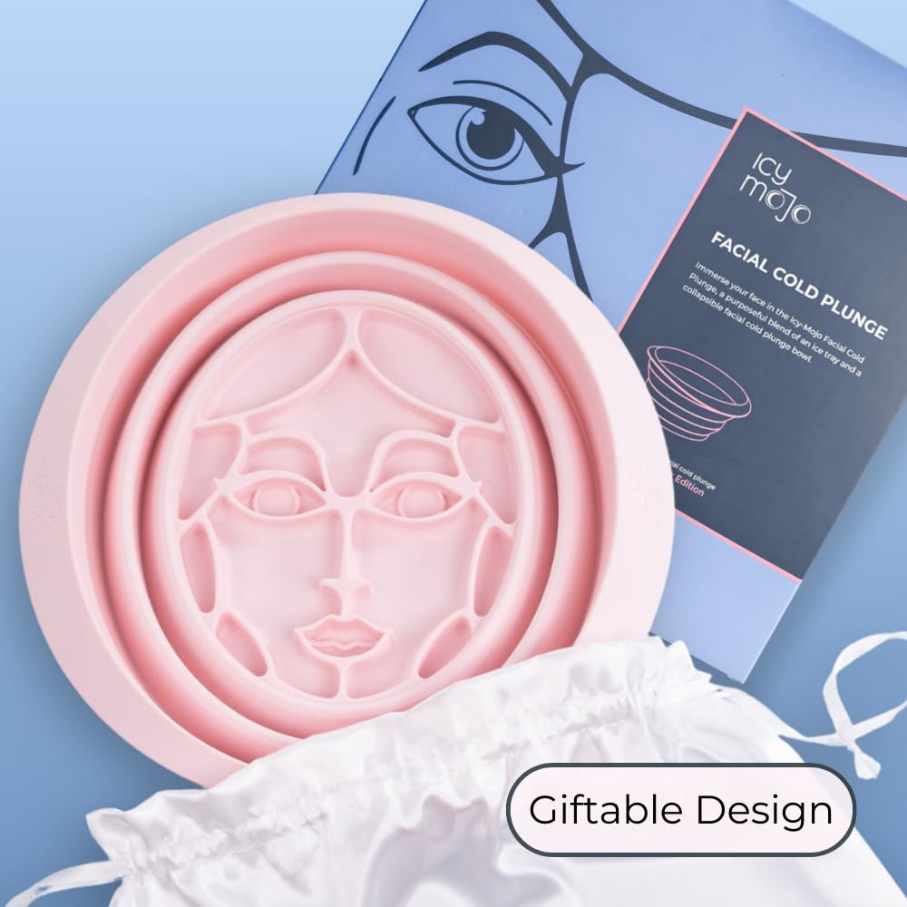 Icy-Mojo Collapsible Silicone Facial Cold Plunge Bowl
