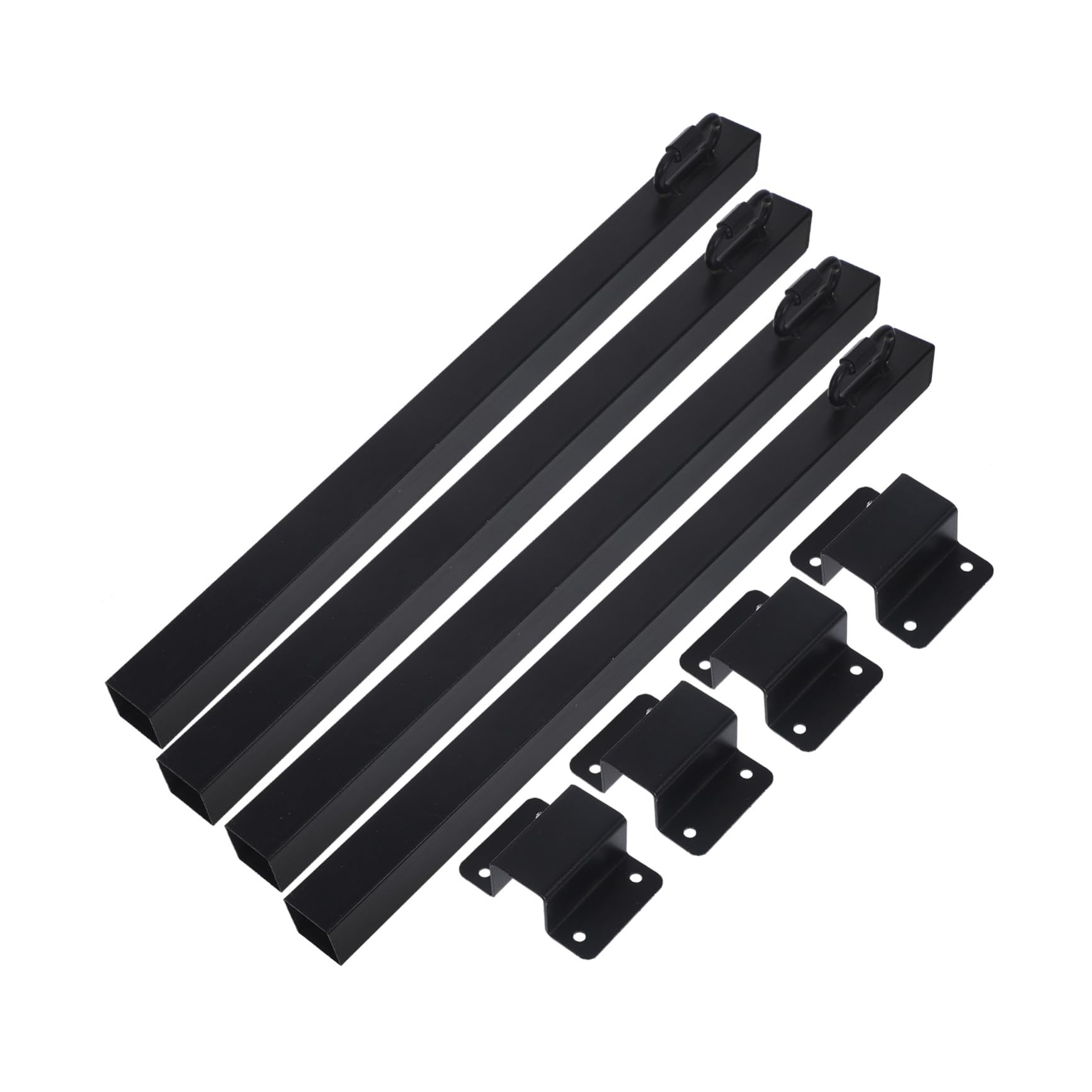 UKCOCO 4pièces Lot de Supports pour Guirlande Lumineuse Extérieure Poteaux Éclairage Suspendus pour Jardin et Terrasse