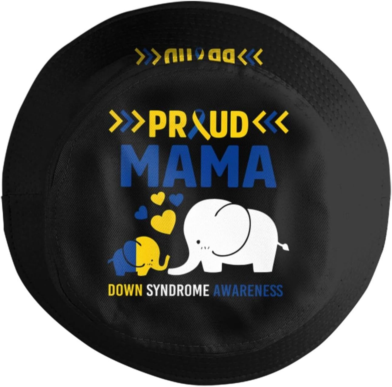 Down Syndrome Awareness Bucket Hat Foldable Fisherman's Hat Travel Wide Brim Beach Sun Cap Unisex image 3