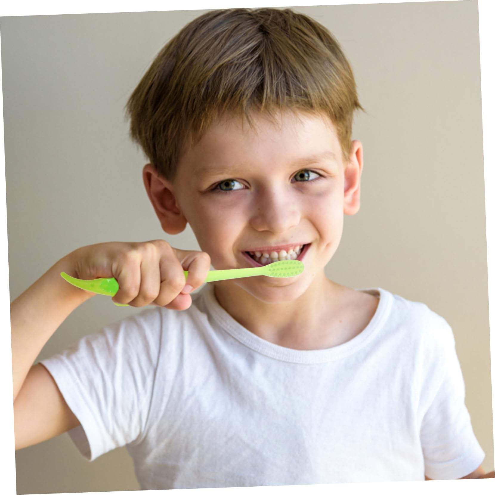 minkissy 32 Pcs Piccolo Coccodrillo Spazzolino da denti per bambini Strumento per l'igiene orale Spazzolino da denti decorativo Spazzolino da denti per bambini Strumento di massaggio Spazzolini da