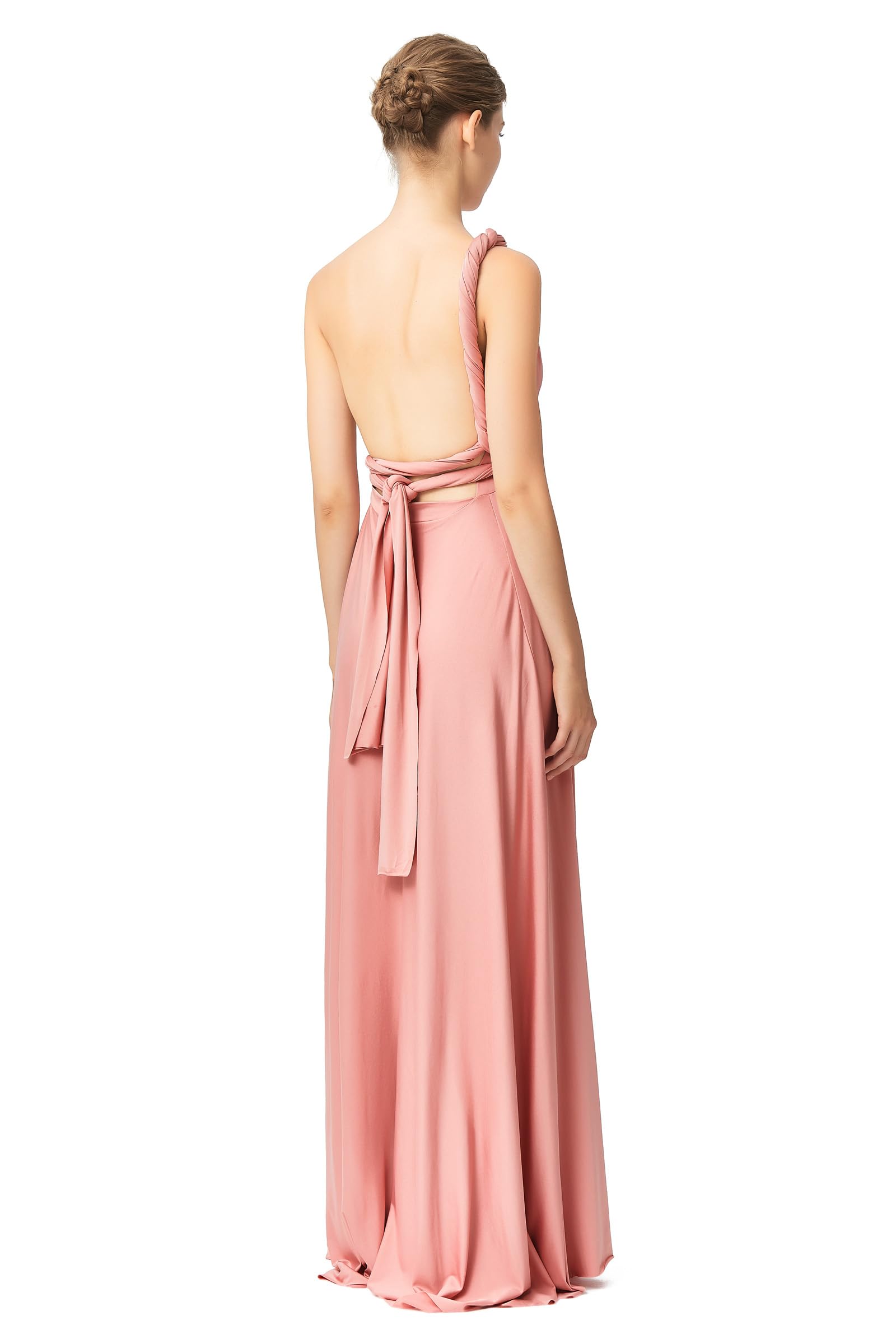 72styles Robe Infinity Demoiselle d'honneur Femme Soirée & Mariage Invitée | Robe Transformable Multiposition Robe de Soirée & Mariage Invitée, Robe Longue Élégante pour Cocktail & Cérémonie