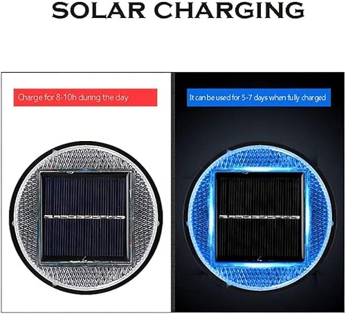 Miniatura 4 de Luz solar LED estroboscópica de advertencia de emergencia con base magnética, luz de baliza impermeable inalámbrica para coches, camiones,