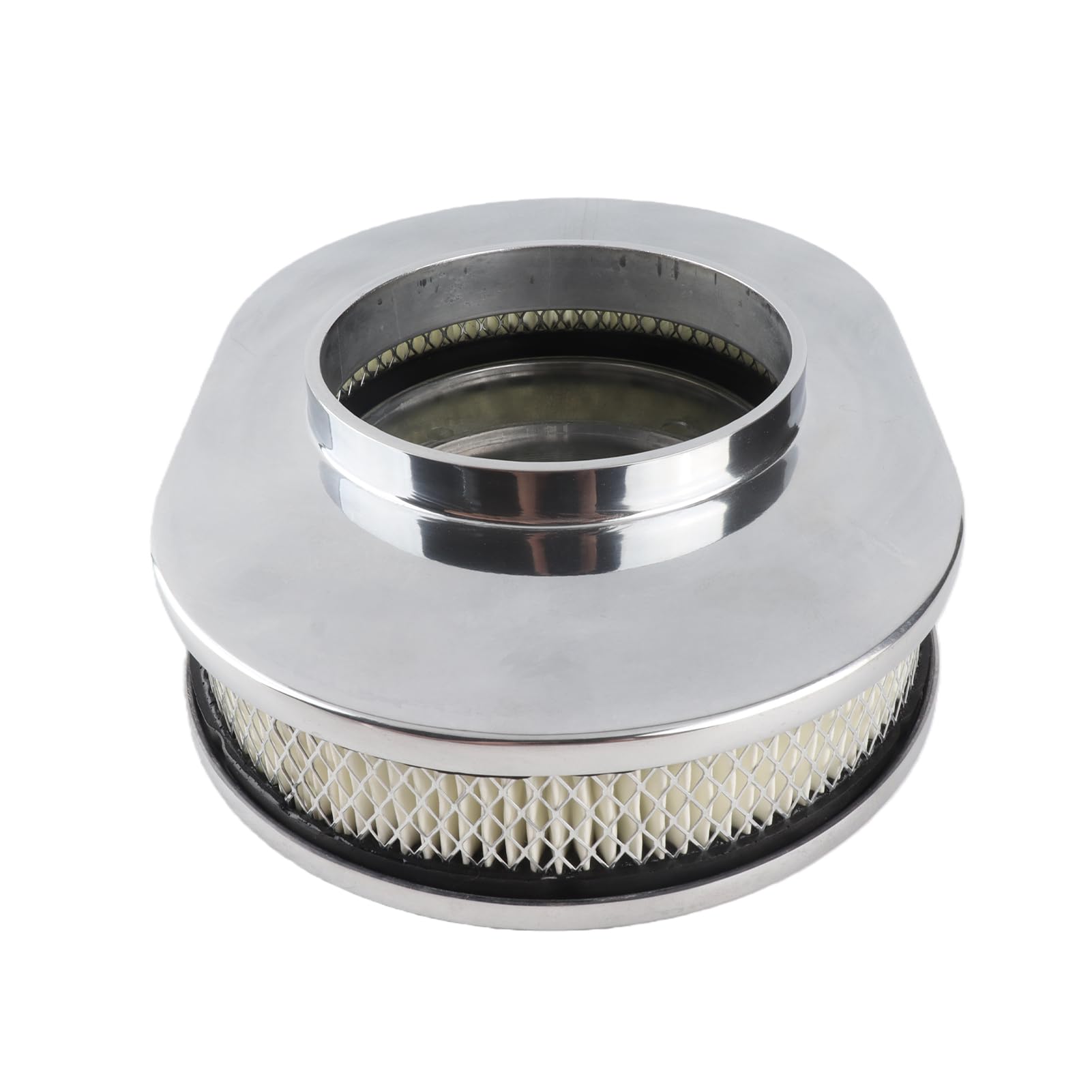 air cleaner for carburetor,Auto-Luftmotor-Luftfilter,30,5 Cm,Waschbarer und Wiederverwendbarer Luftfilter,Aluminiumlegierung,Ersatz für Hot Rod