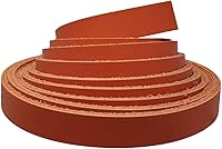 Vista 15 de Tiras de cuero Latigo de 1/2" x 84" - Colores brillantes 6-7 oz (0.094-0.110 in) Tiras de cuero Latigo ideales para cinturones, collares, artesanía