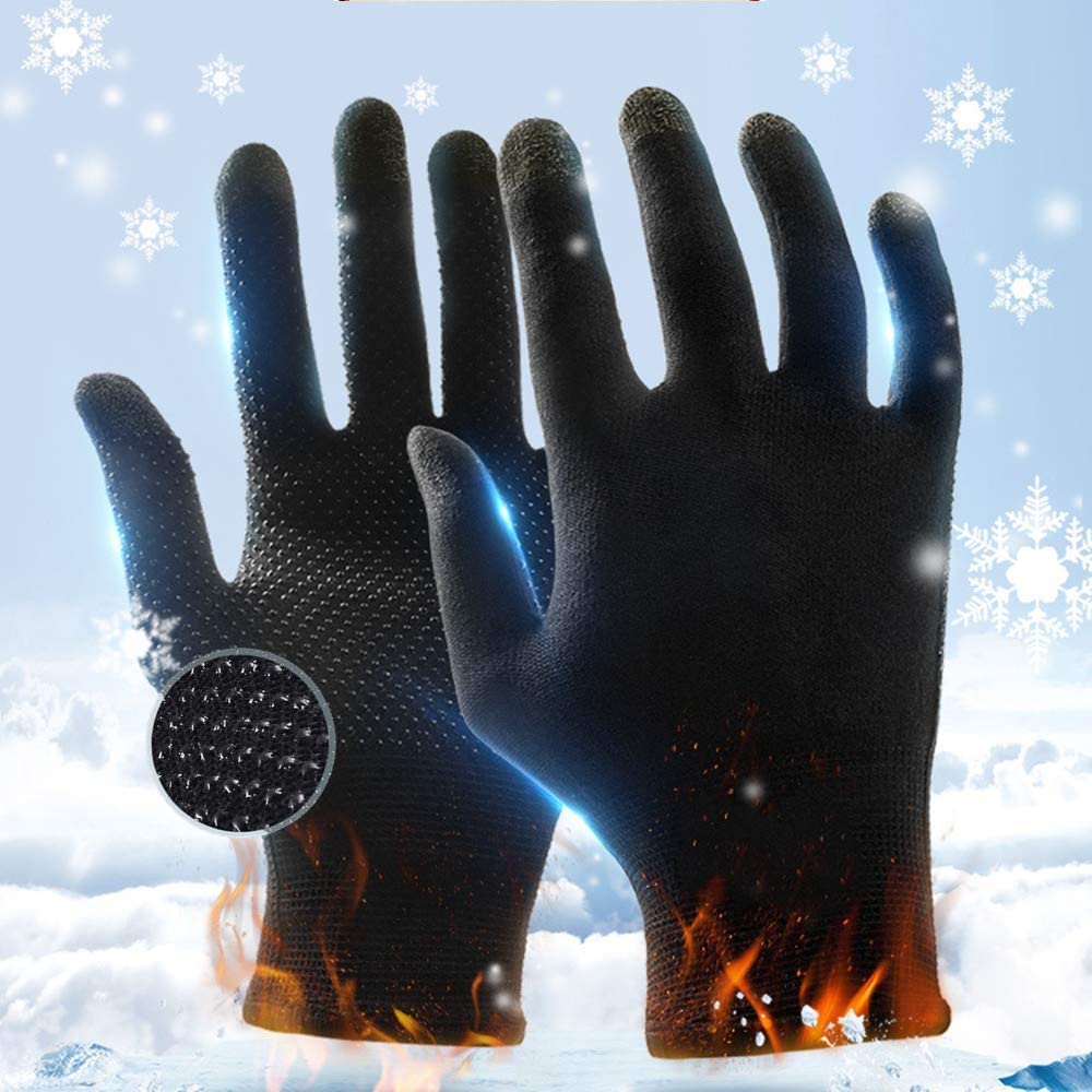Men Riding Gloves for Winter Full Hand Gloves, Anti-Sweat Breathable, Gym Workout Gloves for Bike Riding, Cycling, Travelling & Multipurpose Use ( Free Size )