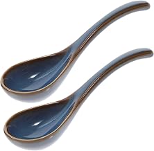 Luxshiny 2 Pçs De Aveia Ramen Talheres Ferramentas Wonton Aperitivo Útil Servindo Jantar Miso Parceiro Colher Macarrão Refeição Porcelana Chá Mingau Sobremesas Ramens Loja Para Casa