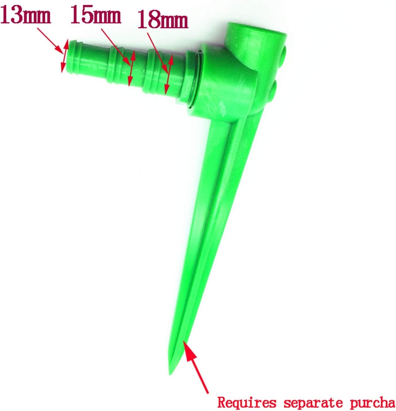 Irrigation Dripper 10 360-degree Adjustable Rocker Sprinkler Irrigation Systems and Agricultural Gardens, Which Can Save Water Cooling Equipment (Color : Black)