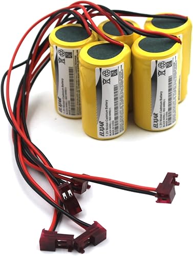 Miniatura 7 de elxjar Paquete de 5 baterías de repuesto para Lithonia ELB0320, ELB1P201N2, ELB1P201N2, ELB1P2901NB, ELB1P201NB, ELB1210NB, señal de salida, luz de