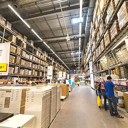 Tycholite 110W Led Shop Lights 8Ft Linear Strip Light, 12000Lm, 5000K Led Light Fixtures For Garage Warehouse Supermarket, 8 Foot Led Commercial Ceiling Lighting, Fluorescent Replacement, 2 Pack #TOP6