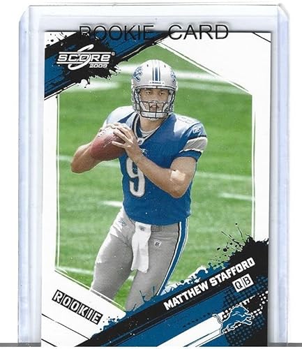2009 Matthew Stafford Football Rookie Card Score #371 Rams Superstar Quarteback Super Bowl Champ
