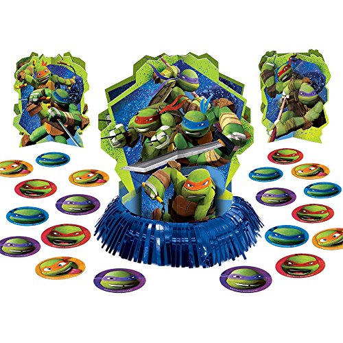 American Greetings Teenage Mutant Ninja Turtles Party Supplies Table Decorations Kit, 23-Count