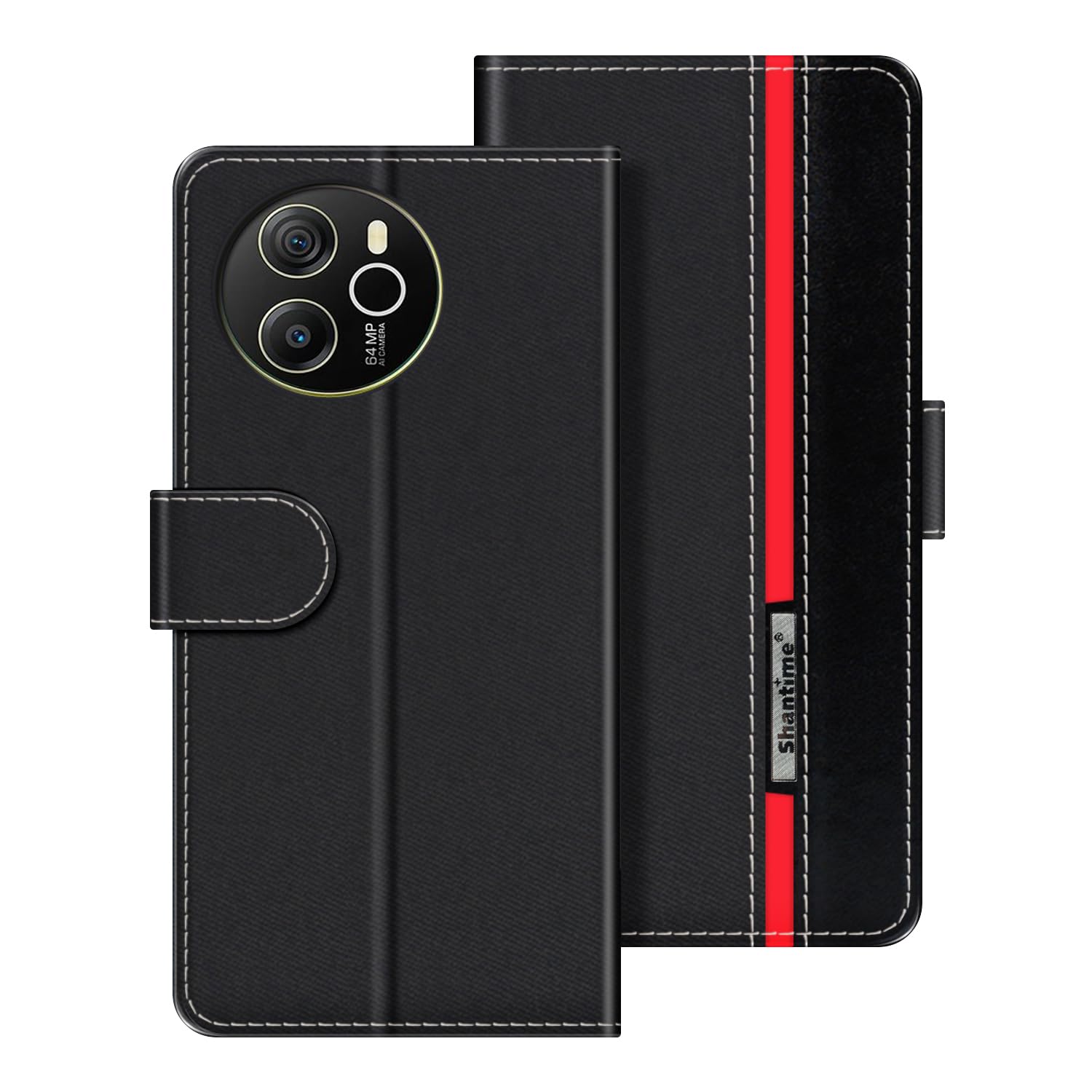 Custodia A Portafoglio In Pelle PU Fiore 3D Per IPhone 12 11 - Foto 12