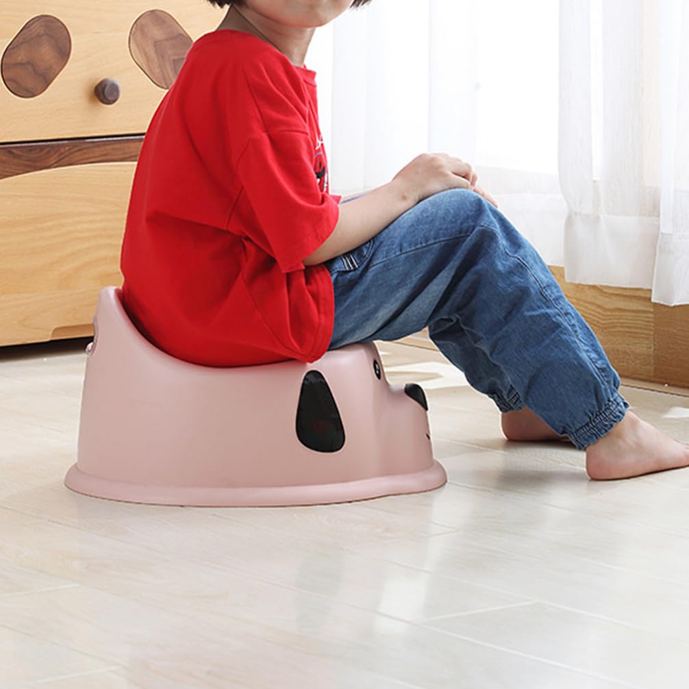 ibasenice Asiento De Entrenamiento Para Niño Reductor De Inodoro Portátil Con Protección Contra Salpicaduras y Diseño De Perrito Para Bebés y Niño Casa y