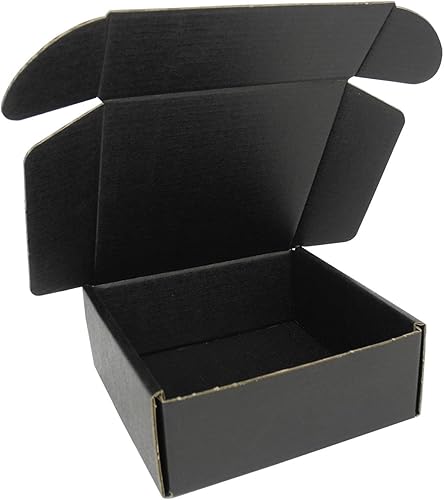 Miniatura 7 de Paquete de 50 cajas de envío de 7x6x2 pulgadas, caja de cartón blanco corrugado, cajas de correo planas para literatura para embalaje de pequeñas