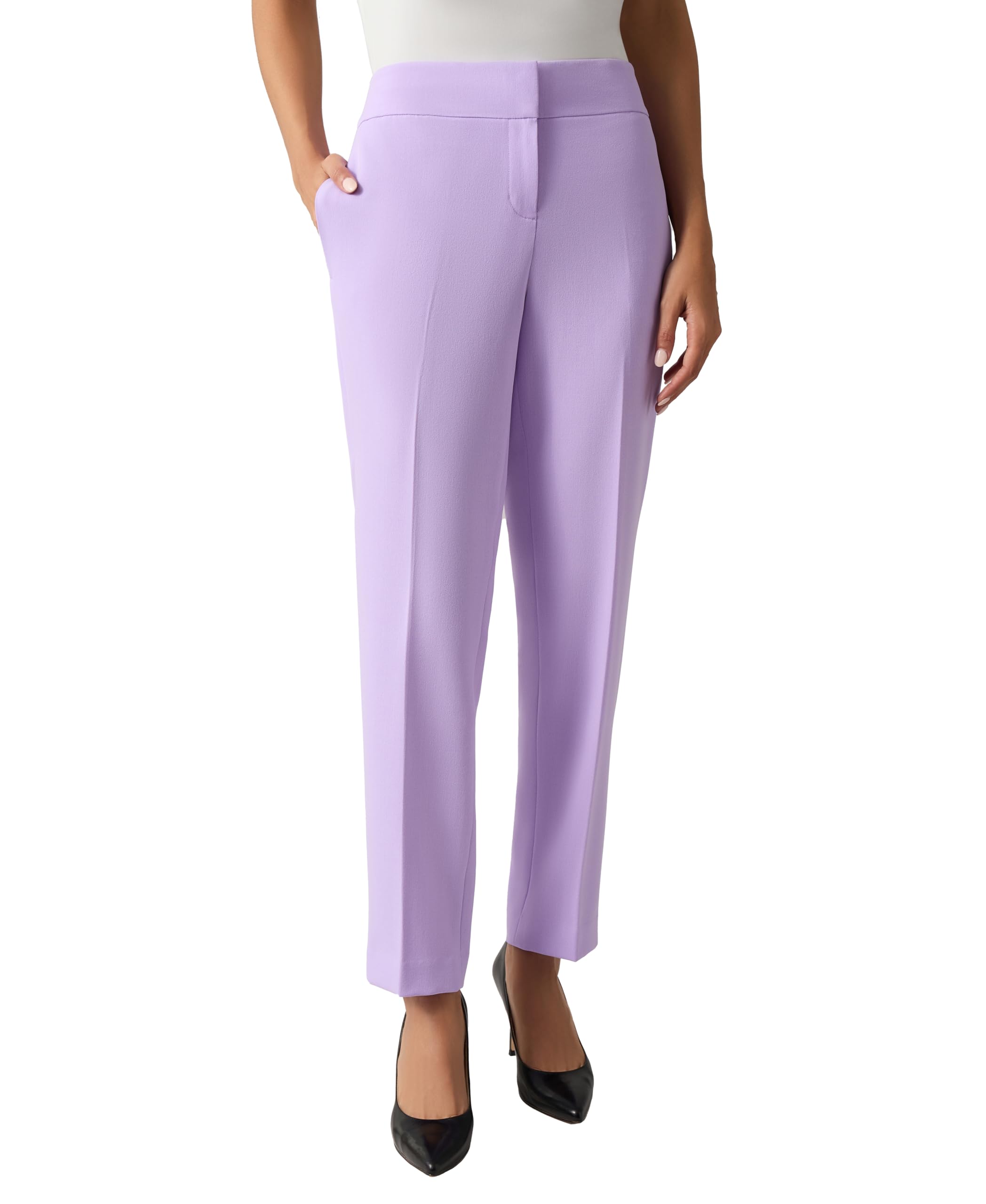 Kasper Women's Flat Front Slim Pant