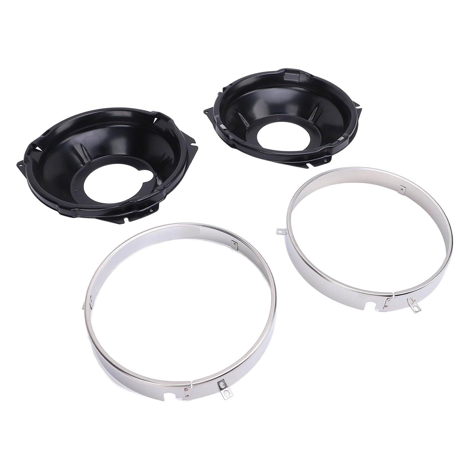 Edelstahl Scheinwerfer-Haltering Set, 7 Zoll für Camaro 1967-1969