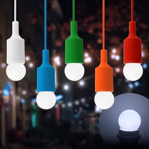 Miniatura 7 de Bombilla de luz nocturna, bombillas LED de 1 W, bombillas G14 G45 E26, bombillas de ahorro de energía, equivalente a 5 W, blanco frío de 6500 K,