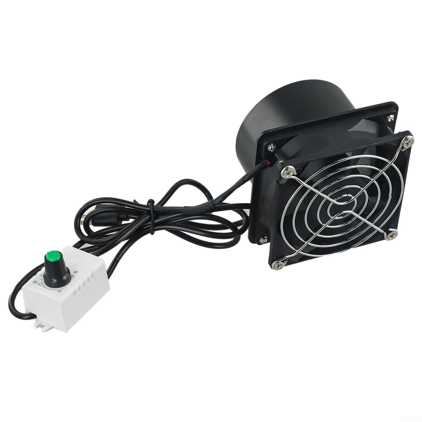 Smoke Absorber Fume Extractor Fan with Exhaust Hose Pipe Duct, USB Adjustable Speed Exhuast Fan for Kitchen Bathroom, Welding Fume Absorber Ventilation Fan (only fan)