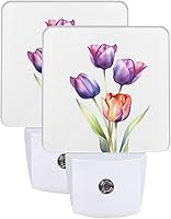 Vista 8 de Juego de 2 lámparas LED de noche enchufables de verano con sensor automático, estrellas de mar de emergencia, luces nocturnas de playa, juego de 2