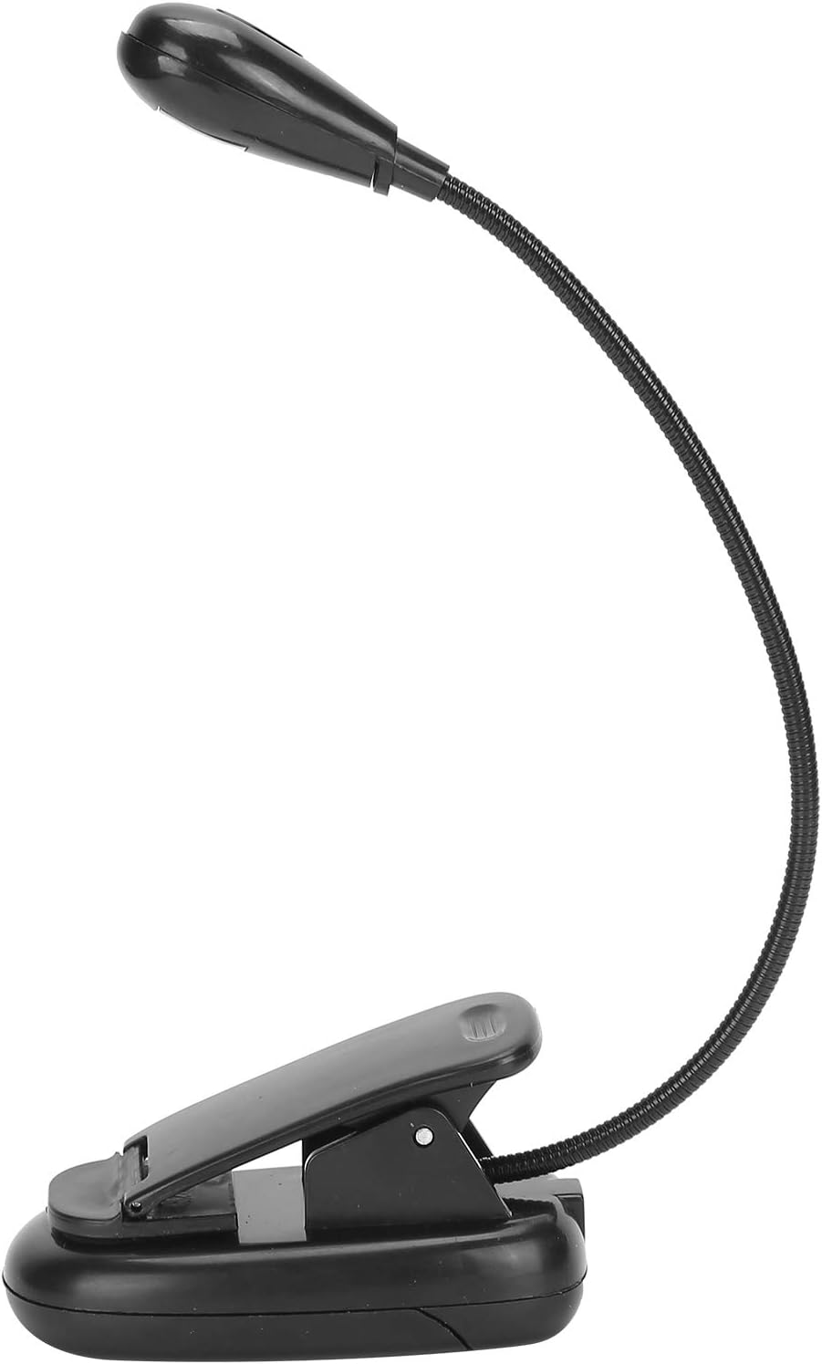 LED Light, 360 Degree Rotation 5000K 6000K White Light for Reading, with USB Powered or Battery Operation, on Desk Bedside Table