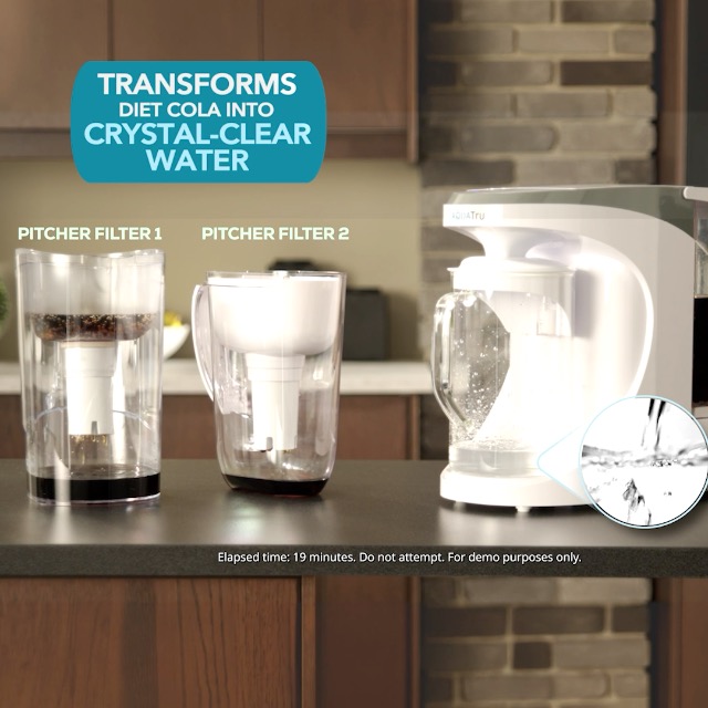 AquaTru Glass Carafe | Countertop Reverse Osmosis Water Filter