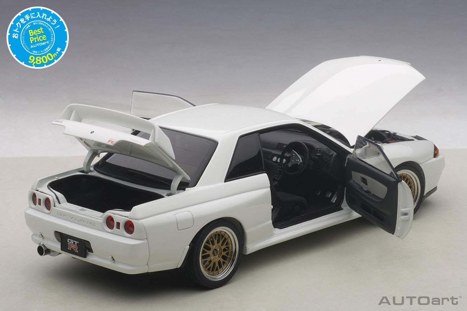 Amazon.co.jp: AUTOart Best Price 1/18 Nissan Skyline GT-R R32 V