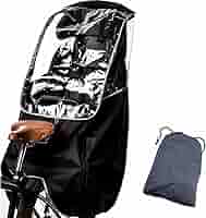 未使用品 自転車用チャイルドシートカバー レインカバー 収納カバー 付き リア用 子供乗せ自転車レインカバー 自転車カバー チャイルドシート用