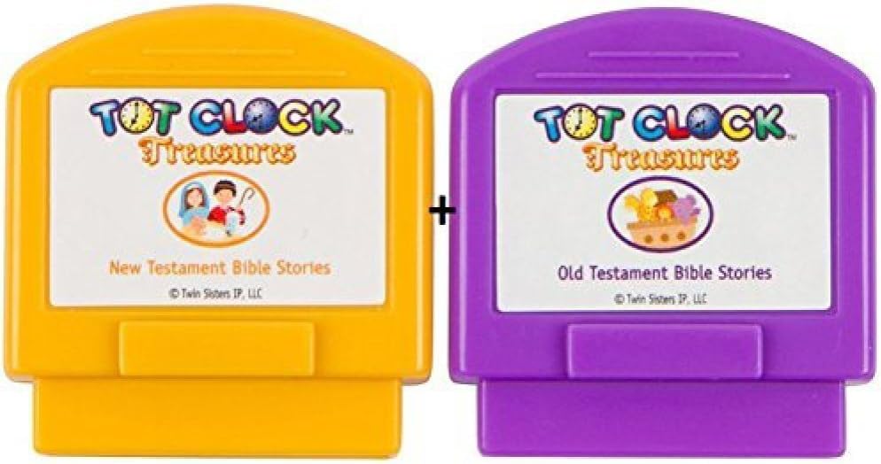 Tot Clock Treasures: Most Loved Bible Stories with Christian Music Lullabies (Compatible with New & Improved Tot Clock only)