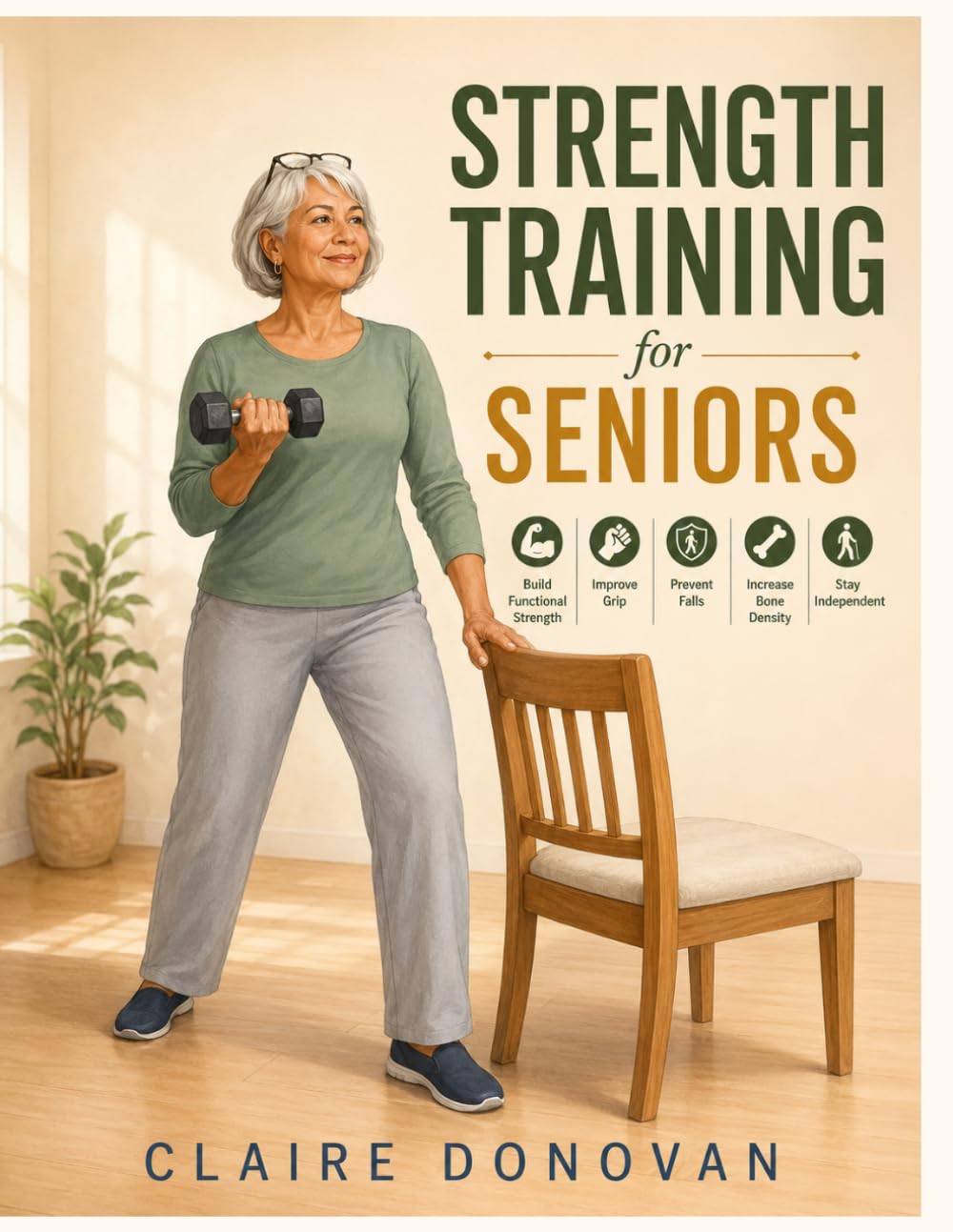 Strength Training for Seniors: Build Functional Strength, Improve Grip, Prevent Falls, Increase Bone Density, and Stay Independent