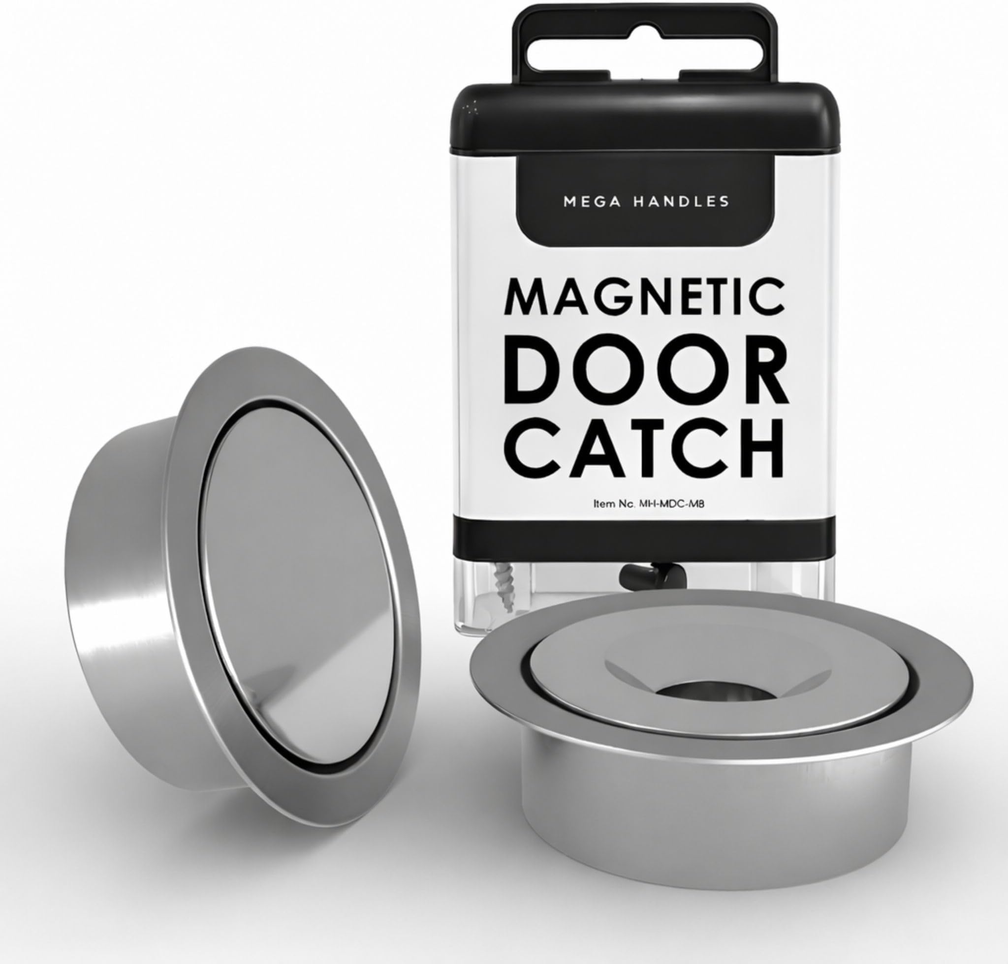 Concealed Magnetic Door Catch for Dummy Doors, Elegant Magnetic Closet Door Catch, French Door Magnetic Catch, Magnetic Door Closer for Dummy Doors