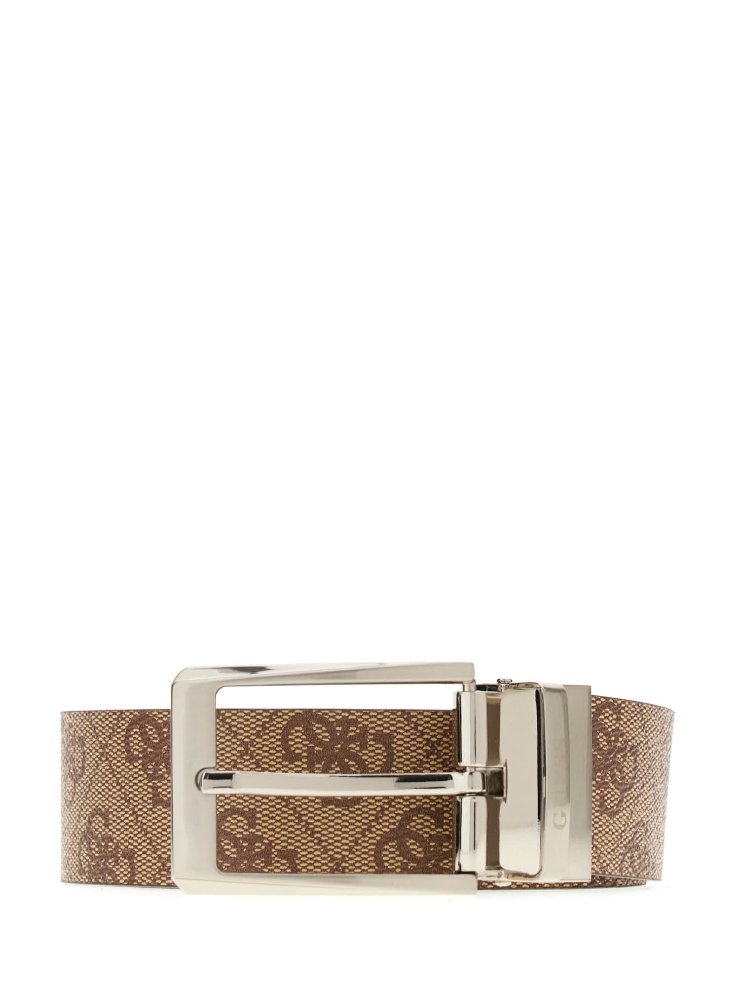 Guess Milano Adj & Rev H35 - Cintura Uomo Reversibile e Regolabile