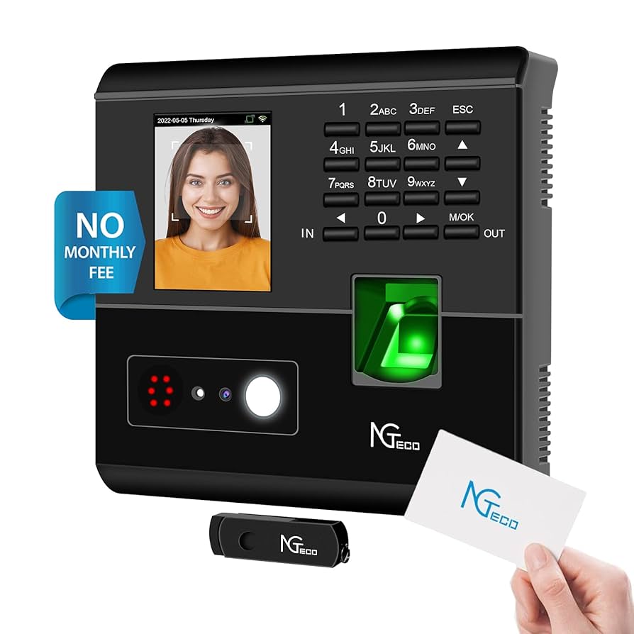 NGTeco タイムレコーダー W1 未使用品 Amazon.co.jp: NGTeco 顔認証 多機能タイムレコーダー 指紋