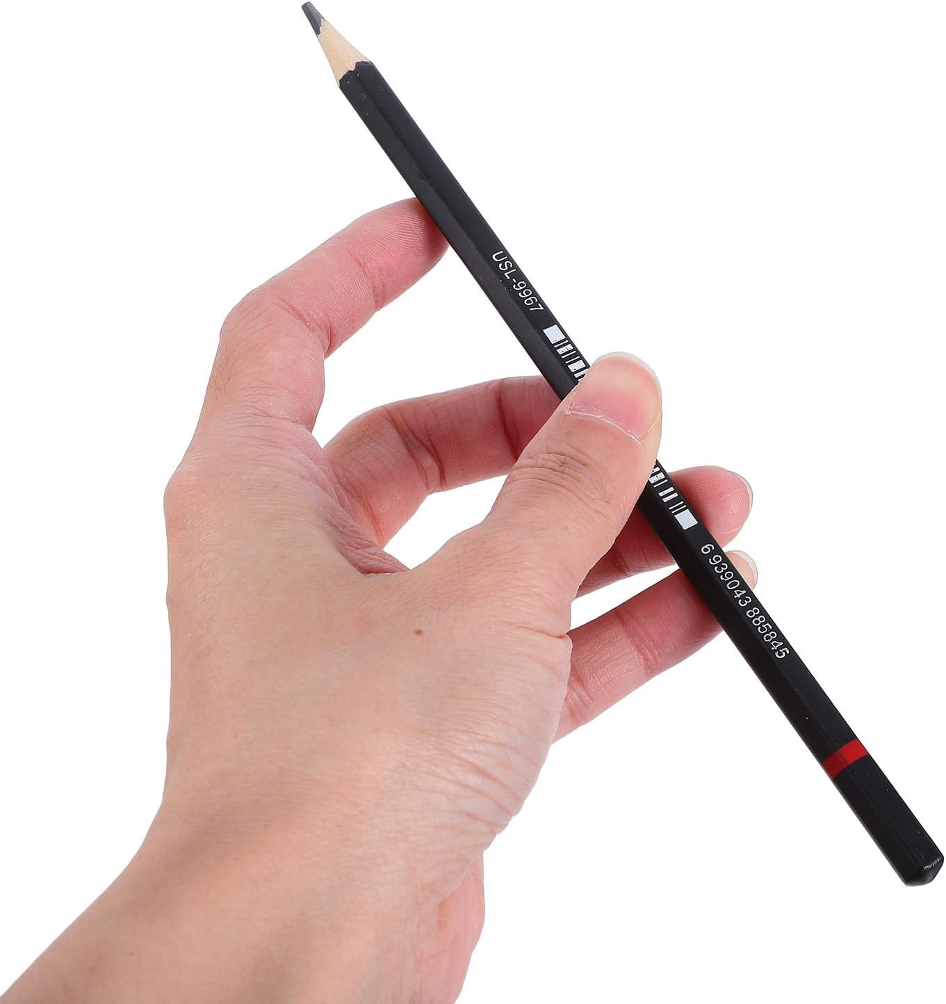 WOONEKY 12pcs Drawing Pencil Set for Sketching and Shading, Smooth Drawing Experience with Wood and Iron Material, Compact and Lightweight Case for Outdoor Sketching Adventures, Suitable