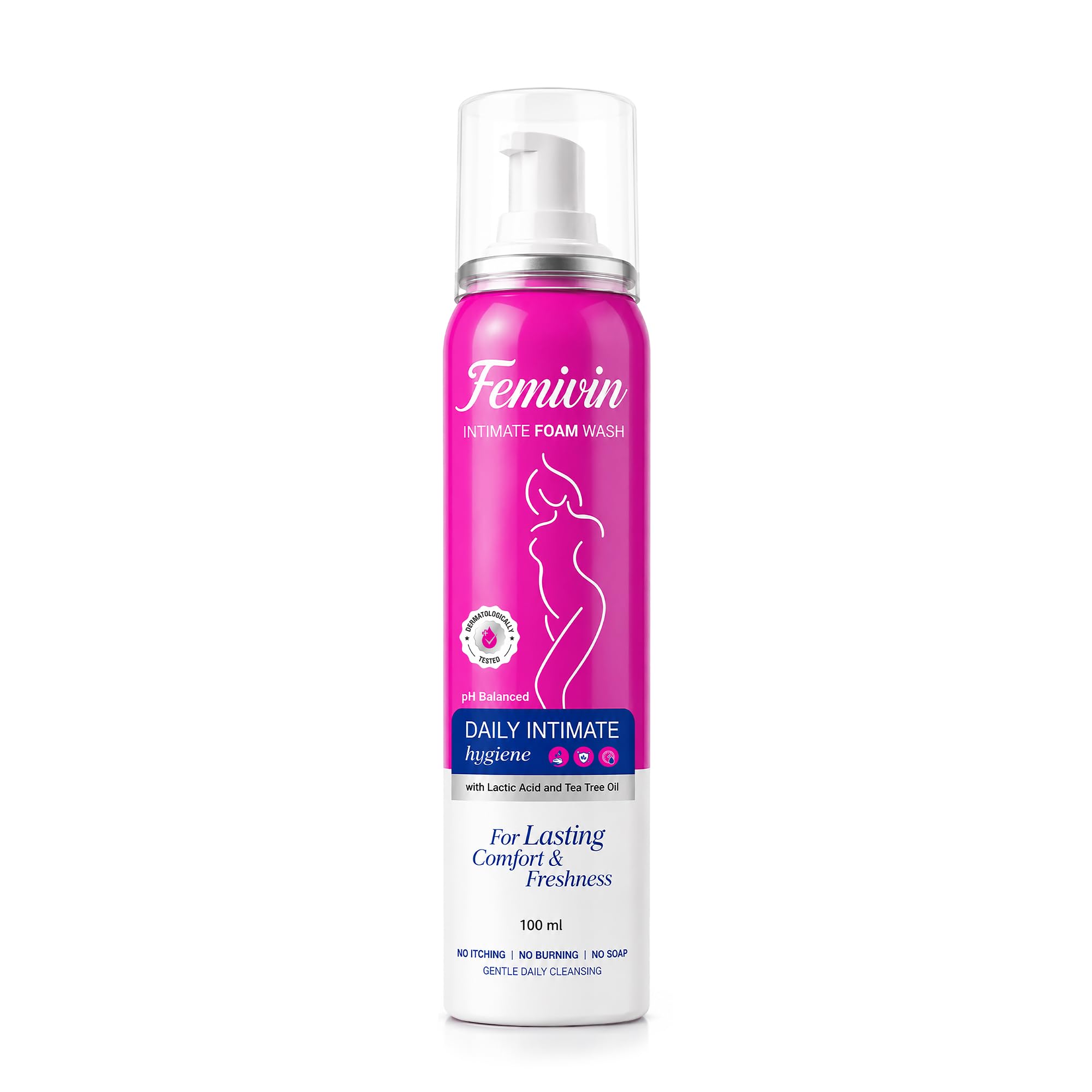 Leeford Femivin Intimate Wash for Women | Prevents Dryness, Itchiness And Irritation | pH Balanced & Soap Free Daily Hygiene Intimate Foam Wash | Soothes Intimate Skin - 100ml-image-49