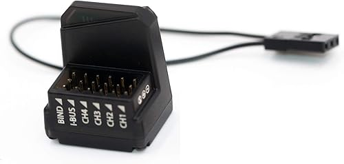 Miniatura 8 de GoolRC Flysky FGr4S V2 Receptor, 2.4GHz 4CH AFHDS 3 Receptor de control remoto integrado de una sola antena PWMPPMI-Bus salida compatible con Flysky